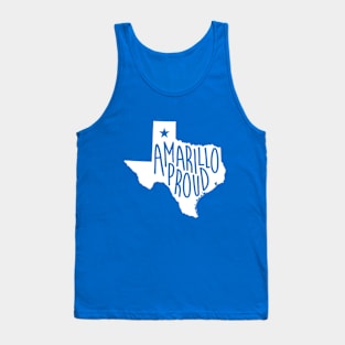 Amarillo Proud (White Ink) Tank Top